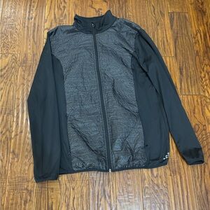 Black and Gray Full-Zip Jacket